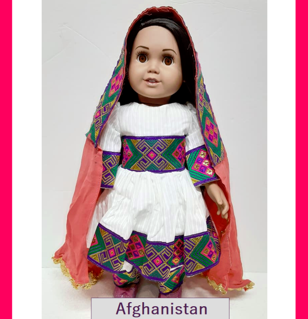 Afghanistan 18 inch Doll A
